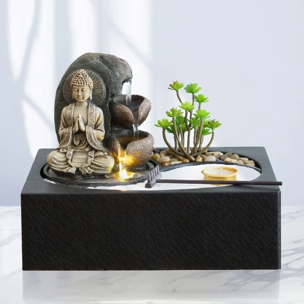 Decorative fountain “Budda”, 29×21×22 cm
